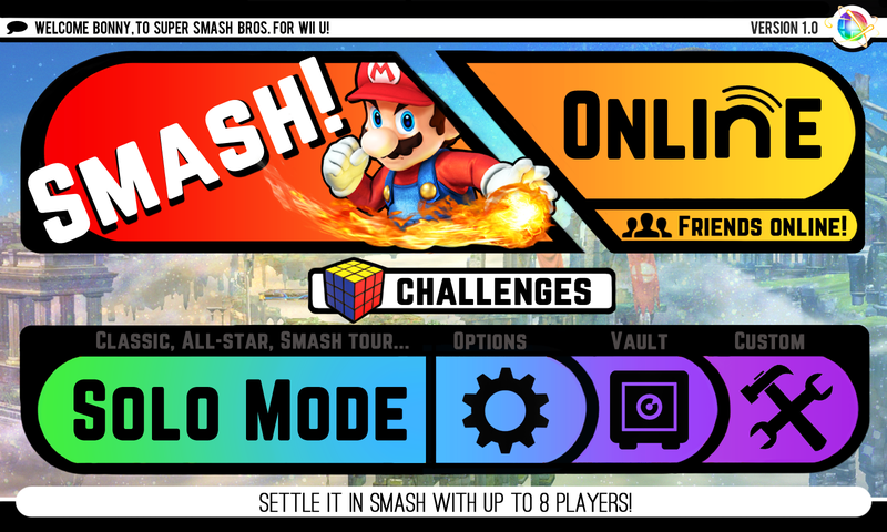 Illustration for article titled Redesigning the Smash Bros Menu!